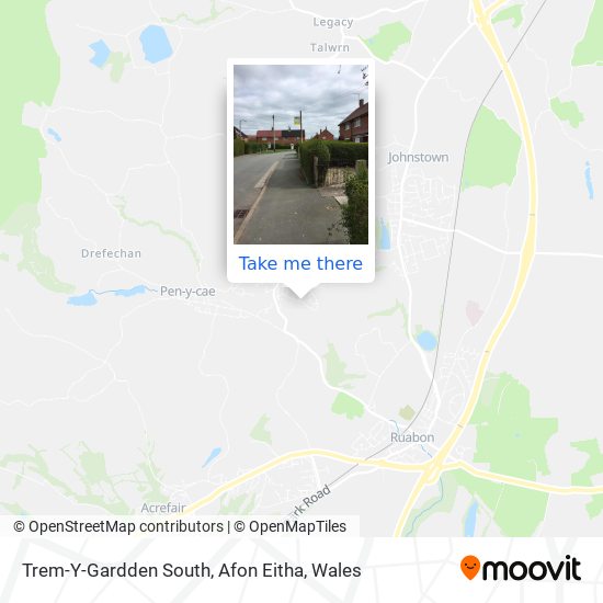 Trem-Y-Gardden South, Afon Eitha map