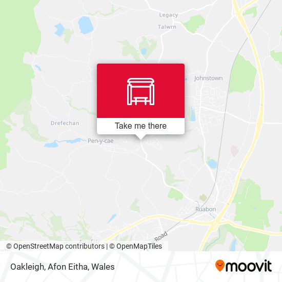 Oakleigh, Afon Eitha map