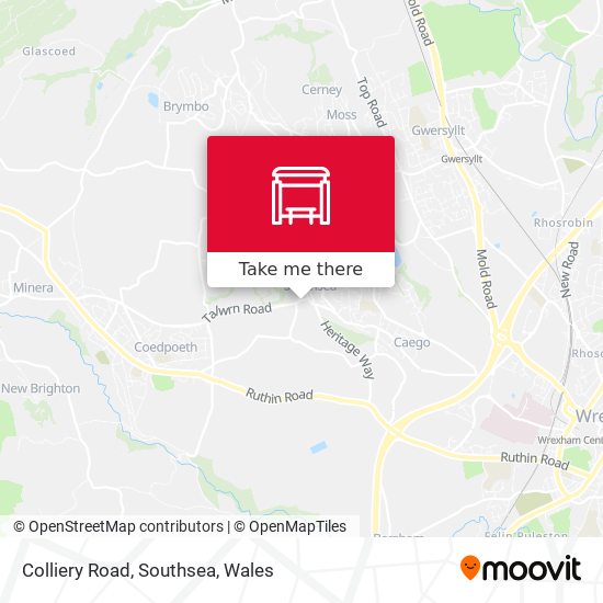 Colliery Road, Southsea map