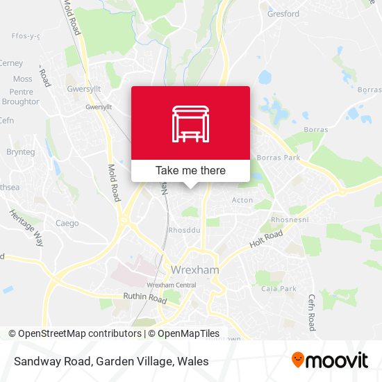 Sandway Road, Garden Village map