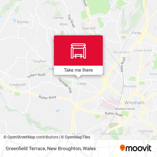 Greenfield Terrace, New Broughton map