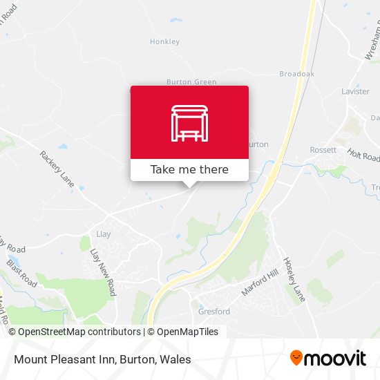 Mount Pleasant Inn, Burton map