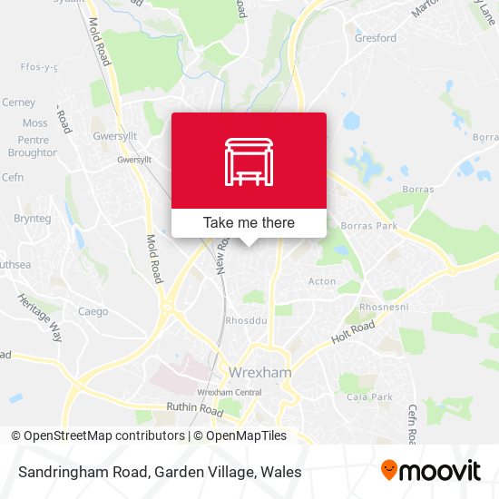 Sandringham Road, Garden Village map