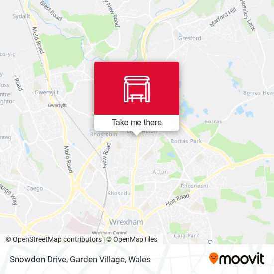 Snowdon Drive, Garden Village map