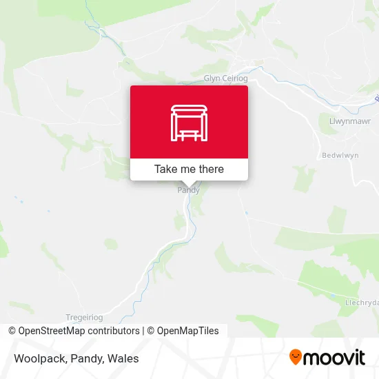 Woolpack, Pandy map