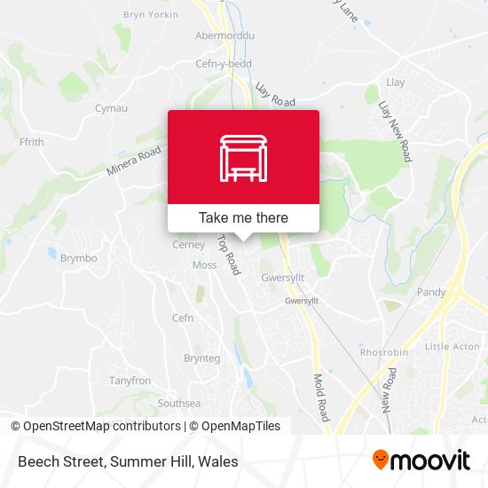 Beech Street, Summer Hill map