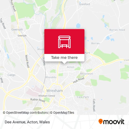 Dee Avenue, Acton map