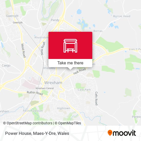 Power House, Maes-Y-Dre map