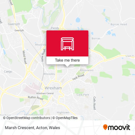 Marsh Crescent, Acton map