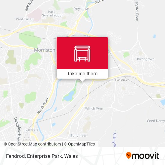 Fendrod, Enterprise Park map