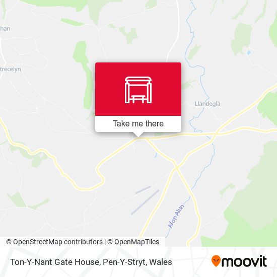 Ton-Y-Nant Gate House, Pen-Y-Stryt map