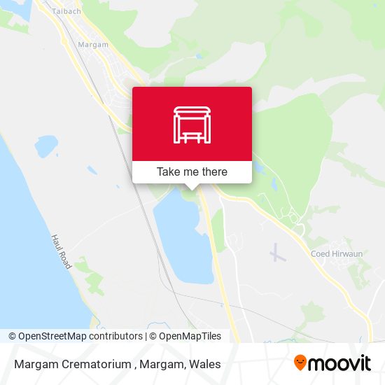 Margam Crematorium , Margam map