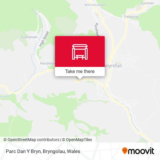 Parc Dan Y Bryn, Bryngolau map