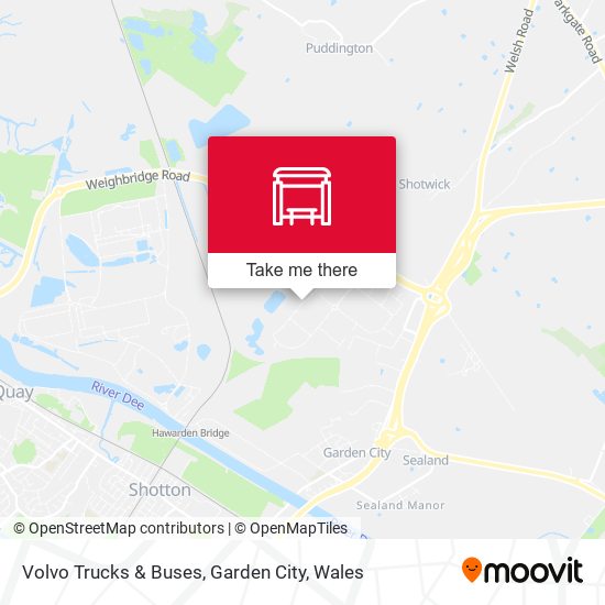 Volvo Trucks & Buses, Garden City map