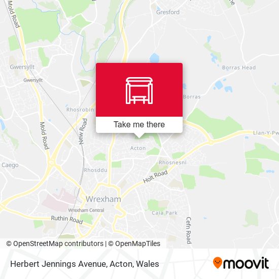 Herbert Jennings Avenue, Acton map
