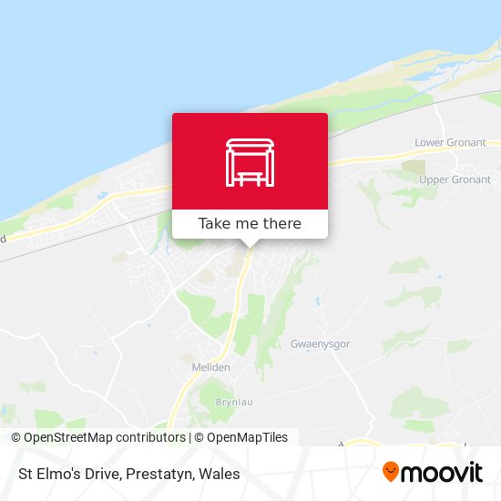 St Elmo's Drive, Prestatyn map