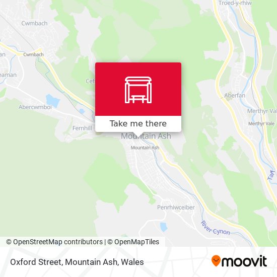 Oxford Street, Mountain Ash map