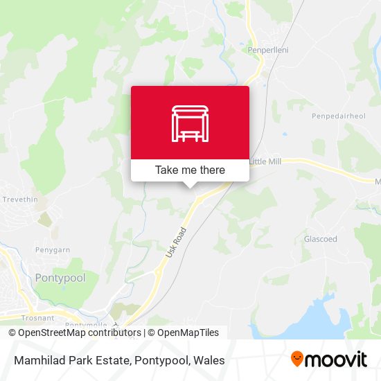 Mamhilad Park Estate, Pontypool map