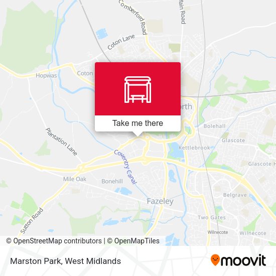 Marston Park map