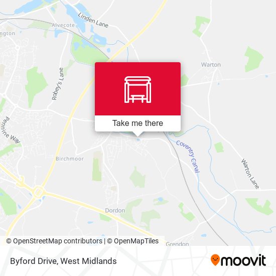 Byford Drive map