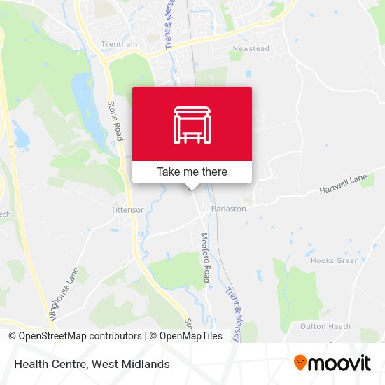 Health Centre map