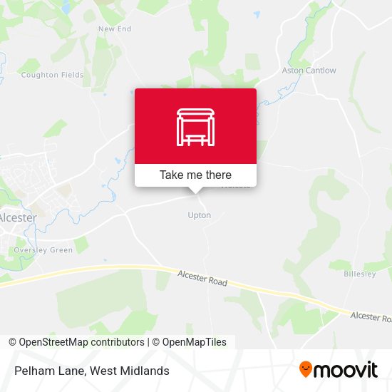 Pelham Lane map