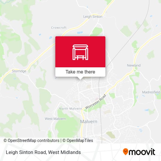 Leigh Sinton Road map