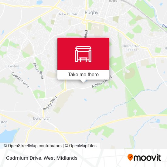 Cadmium Drive map