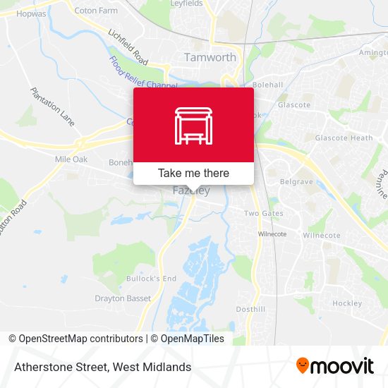 Atherstone Street map