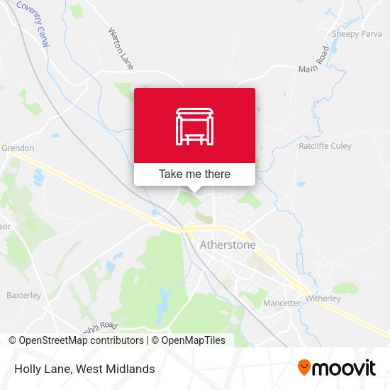 Holly Lane map