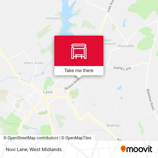 Novi Lane map