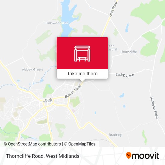 Thorncliffe Road map