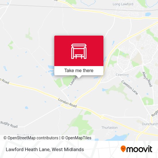 Lawford Heath Lane map