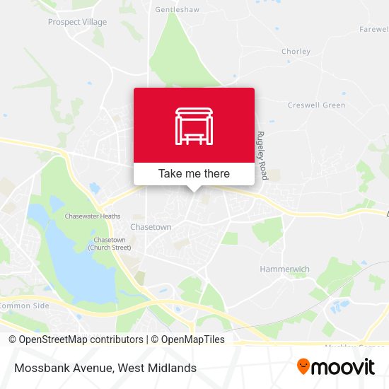 Mossbank Avenue map