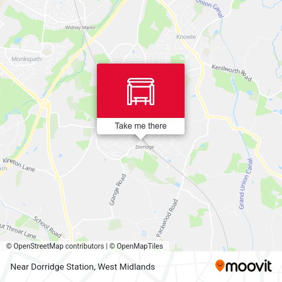 Near Dorridge Station map
