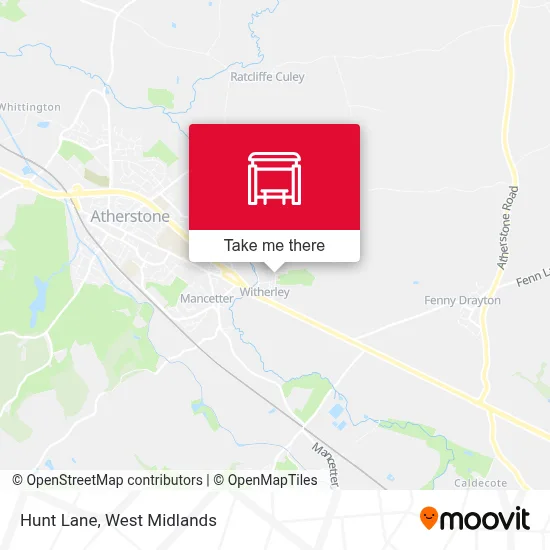 Hunt Lane map