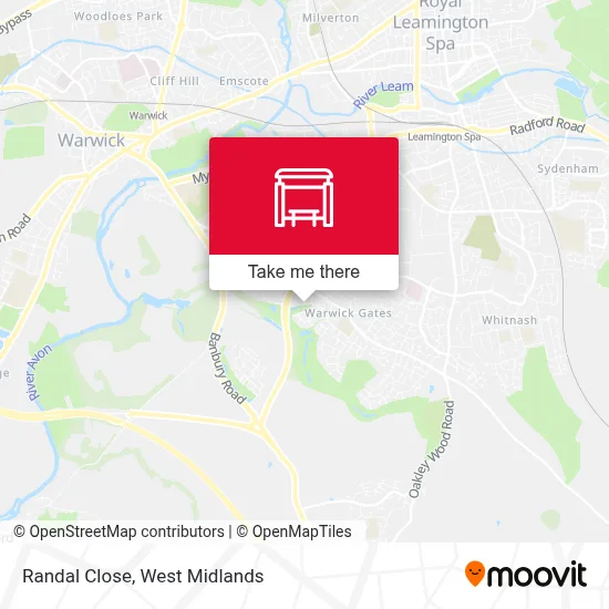 Randal Close map