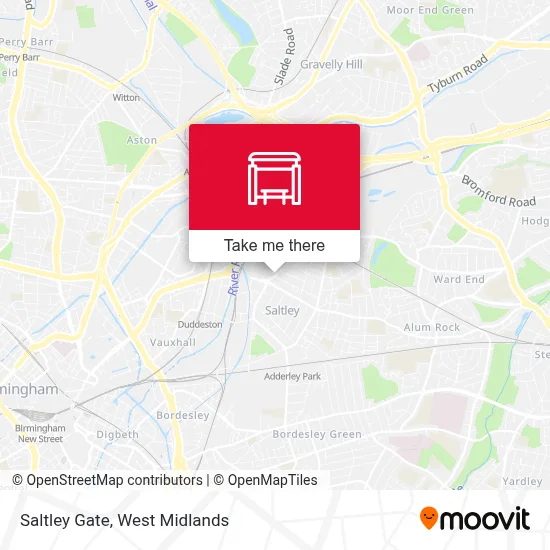 Saltley Gate map