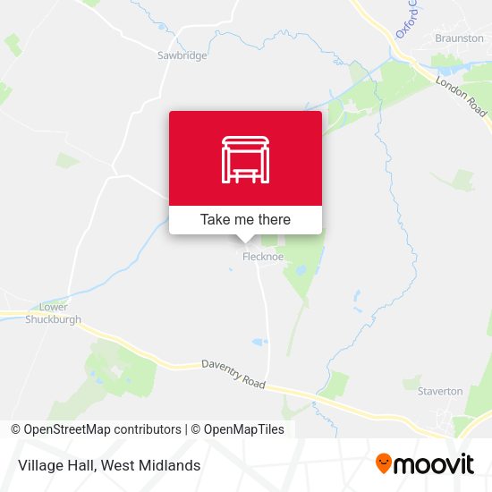 Village Hall map