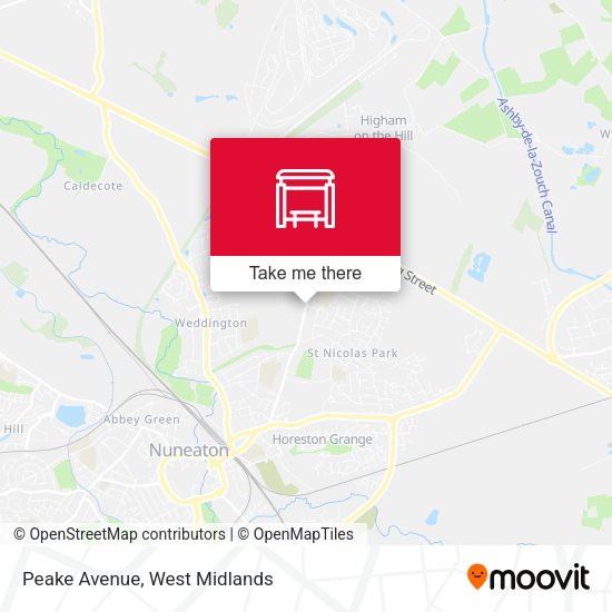 Peake Avenue map