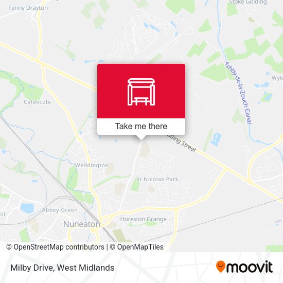 Milby Drive map