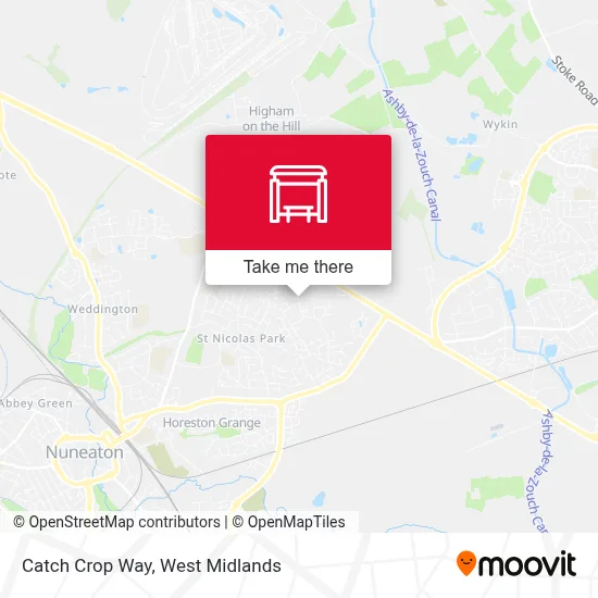 Catch Crop Way map