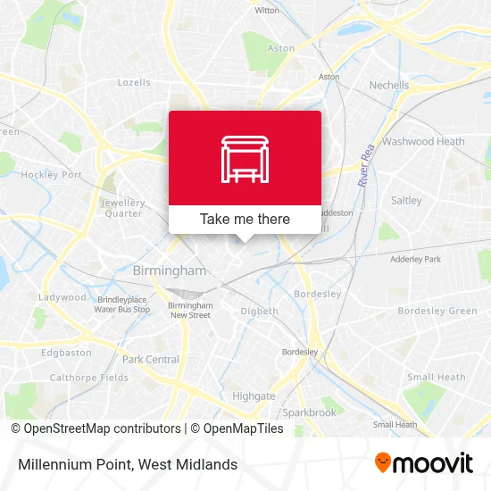 Millennium Point map