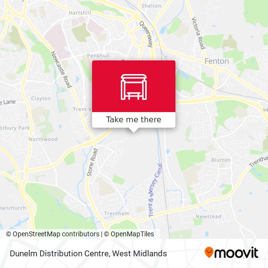 Dunelm Distribution Centre map