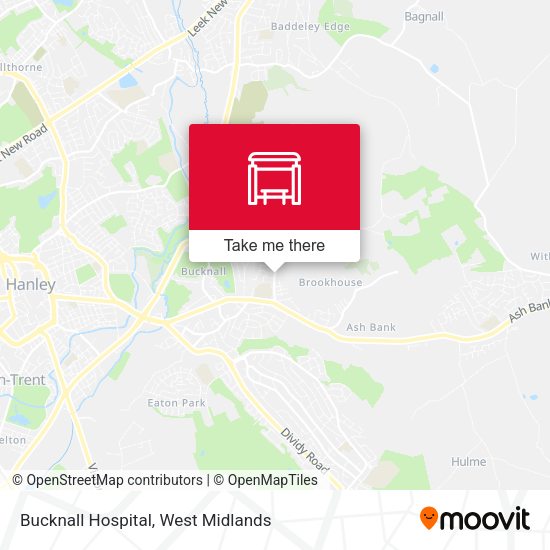 Bucknall Hospital map