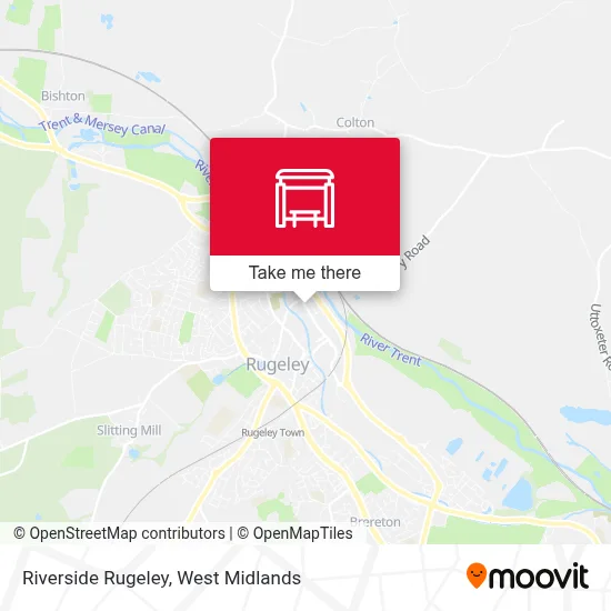 Riverside Rugeley map