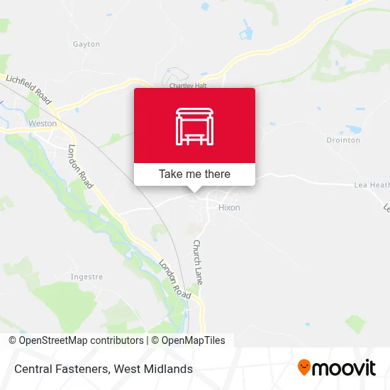 Central Fasteners map