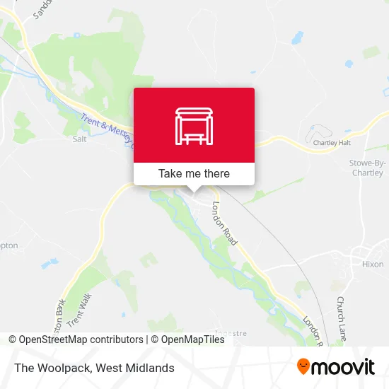 The Woolpack map