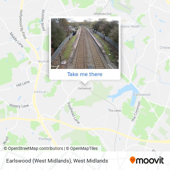 Earlswood (West Midlands) map