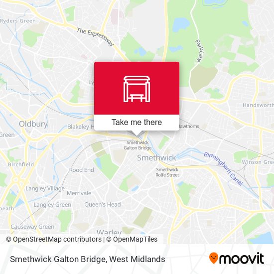 Smethwick Galton Bridge map